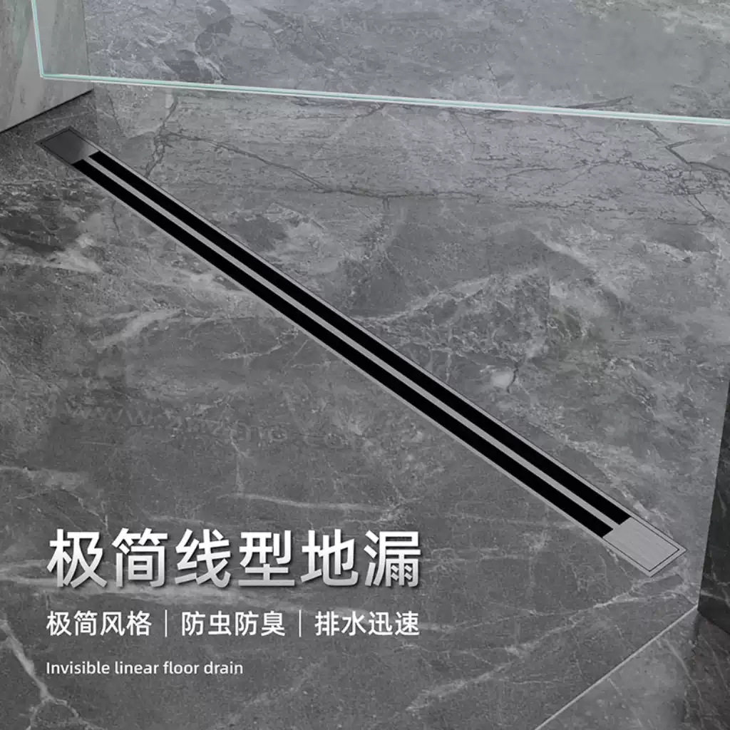 304不锈钢线性防臭耐腐地漏