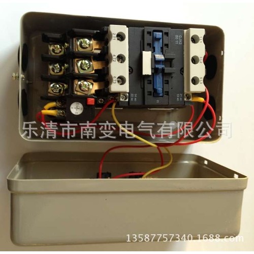 电动机磁起动器QCX5-32/11KW380V正面按钮空压机启动器起动厂