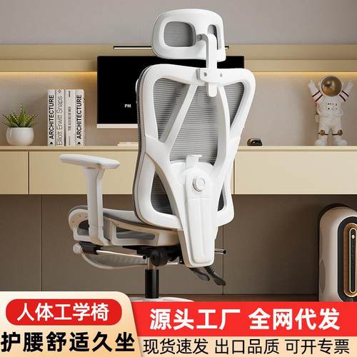 人体工学椅学生护腰学习椅舒适久坐电脑椅家用办公座椅游戏电竞椅