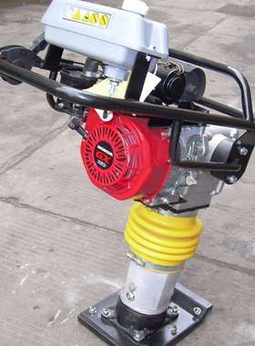 路面夯实机械小型打夯机柴油汽油电动冲击夯路面夯实机械