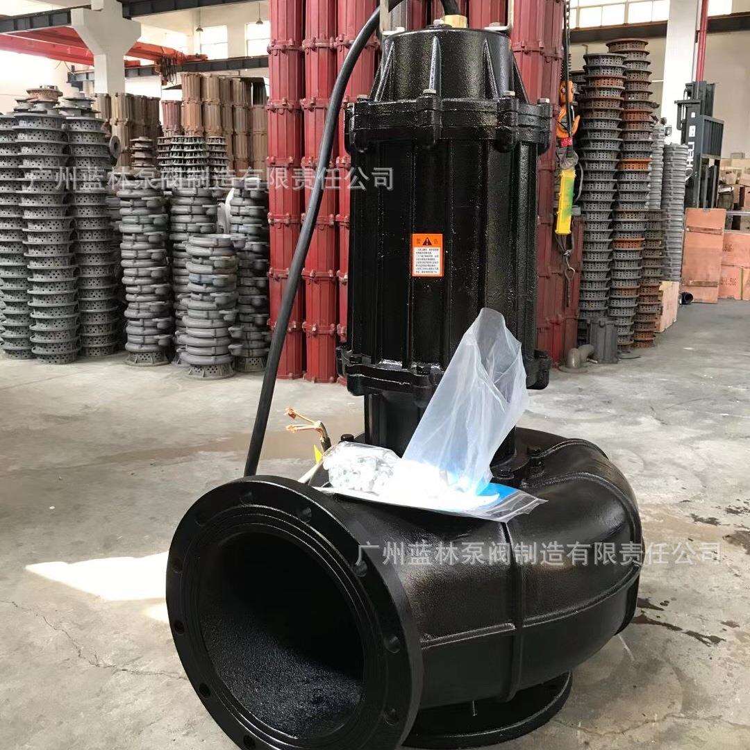 8寸无堵塞排污泵200WQ400-38河涌抽水灌溉潜污泵