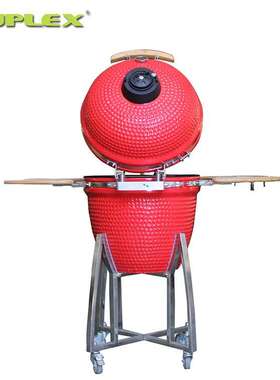 21 inch Outdoor Ceramic Trolley Kamado Charcoal BBQ Grill