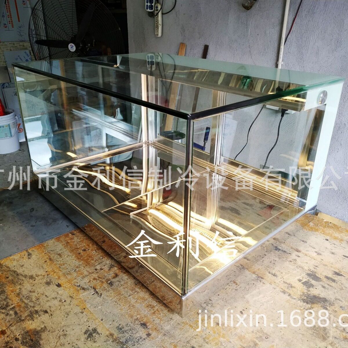 金利信牌台式单层直角泡芙酥饼电热保温展示柜酥饼保酥热酥柜