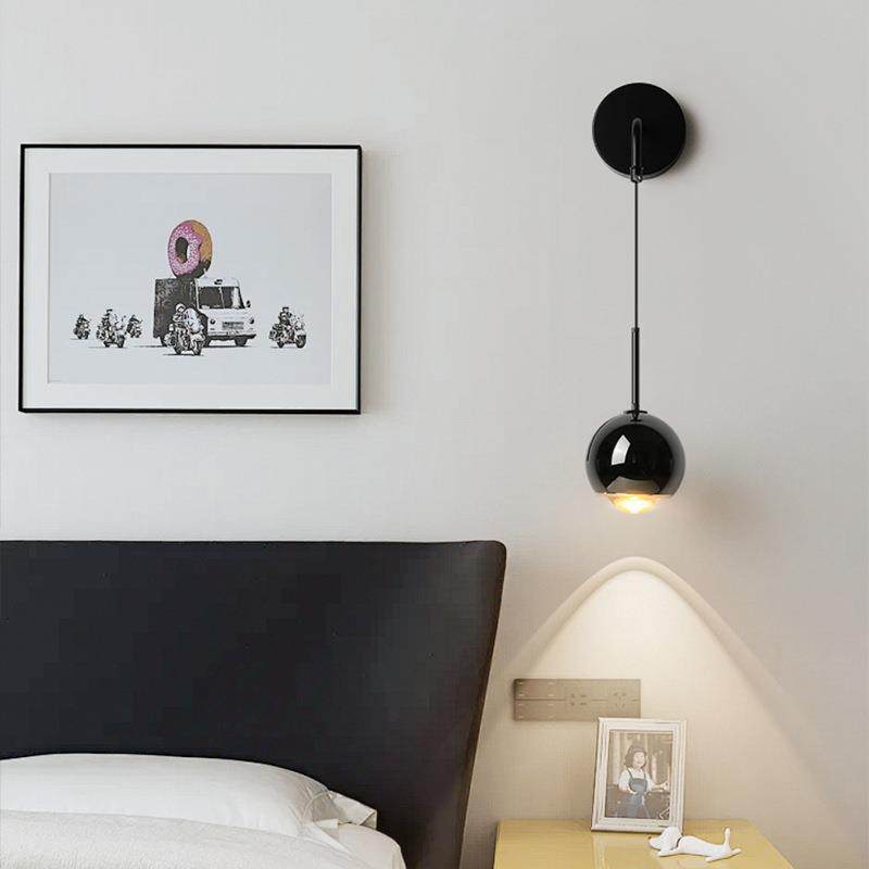 网红可触摸开关极简现代沙发玄关柜创意背景灯主卧室民宿床头壁灯