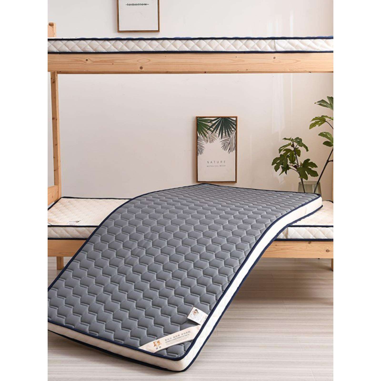 乳胶床垫软垫记忆海绵0.9m单人学生宿舍1.2m/1.5米床家用地铺垫被