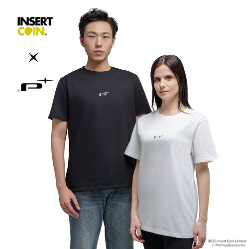 白金工作室T恤 INSERT COIN 白金工作室游戏周边正版授权