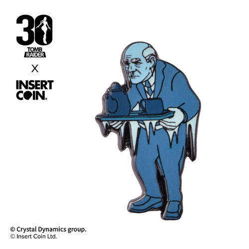 古墓丽影温斯顿管家徽章 INSERT COIN 游戏周边正版授权