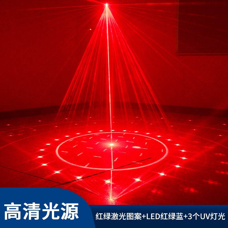 舞台灯光KTV氛围灯声控酒吧气氛灯舞台宿舍蹦迪房间七彩旋转彩灯