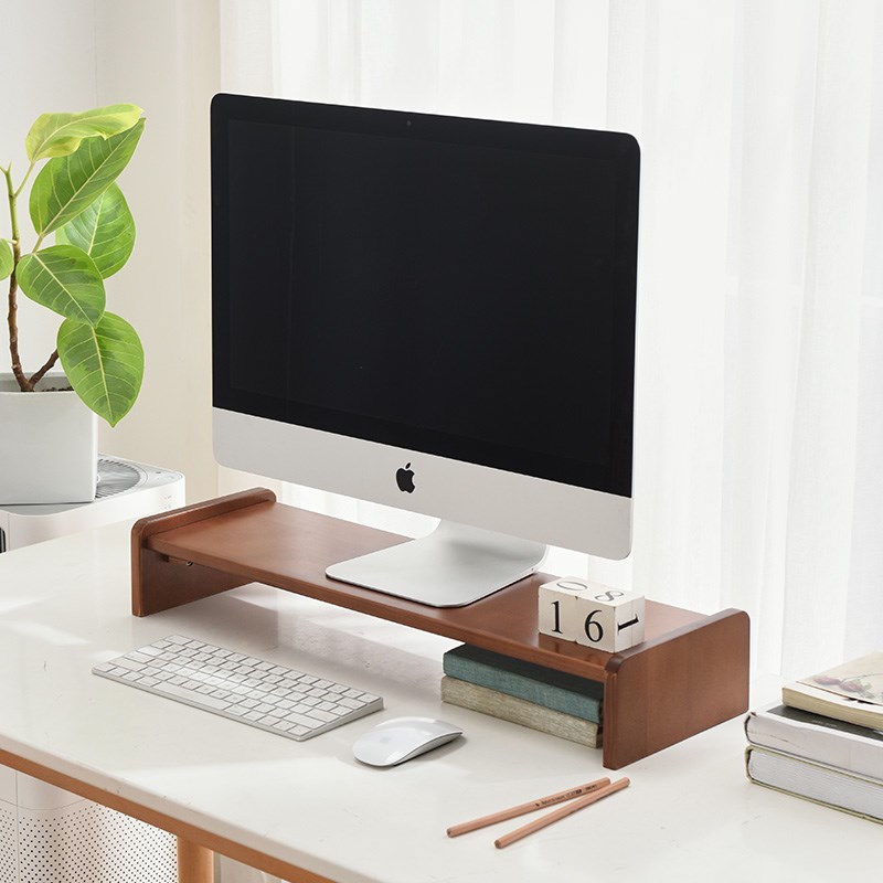 笔记本显示屏垫高底座收纳托架显示器增高架台式电脑增高架桌面