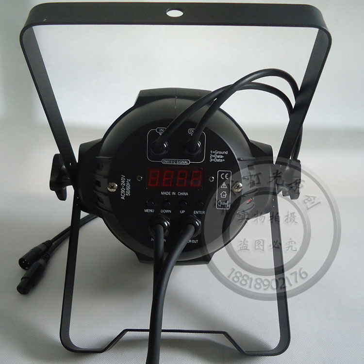 led54颗3W全彩手拉手帕灯 婚庆演出灯光 舞台KTV PAR灯暖白面光灯