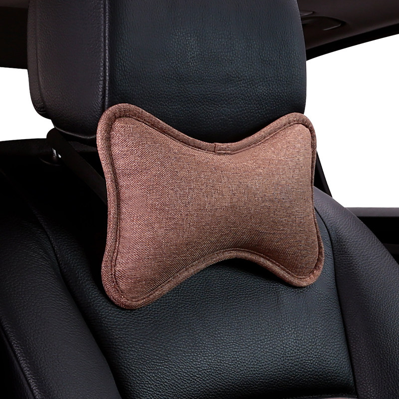 荞麦壳夏季汽车头枕护颈枕头四季通用车用骨头枕腰靠枕脖子枕单个