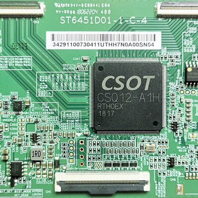 全新技改 彻底解决 4K华星光电 ST6451D01-1-C-3/4 断Y 发黑 网粗