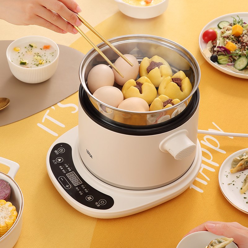 lotor可预约定时电煮锅智能多功能蒸煮一体小型1人火锅分离分体式