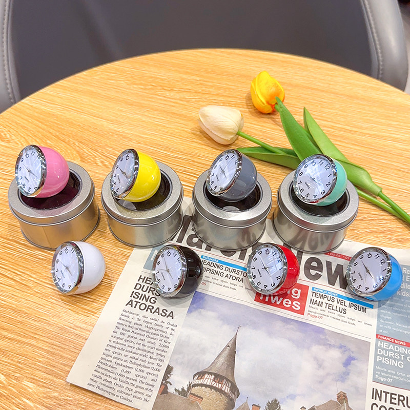 迷你可爱小座钟桌面学生静音小时钟创意卧室车载便携石英钟礼品钟,家居饰品,台钟/闹钟,淘宝优惠券,粉丝福利购,淘宝优惠卷