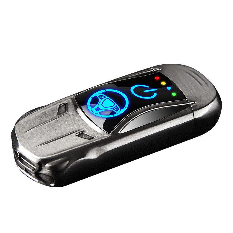 炫酷跑车打火机点烟器生日礼物父亲节礼物送男士黑科技实用礼品