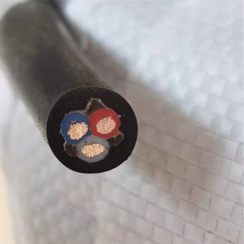橡套软电缆YC3芯移动橡套线