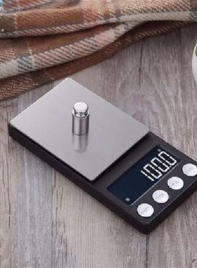 厂家直供黑色珠宝秤0.01g迷你便携口袋克称电子秤0.1g  186