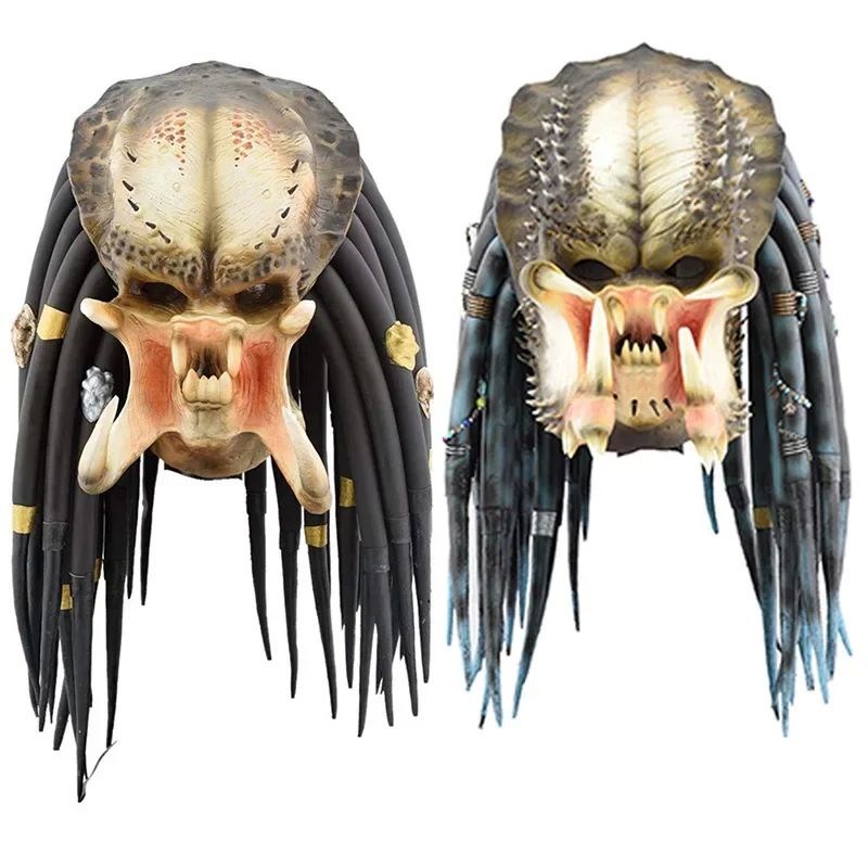 Horror Movie Alien Predatory Latex Mask Cosplay Scary Monste