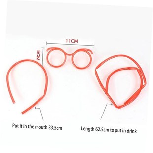 Summer Straw Glasses Toys Creative Mustache Kids For YFun