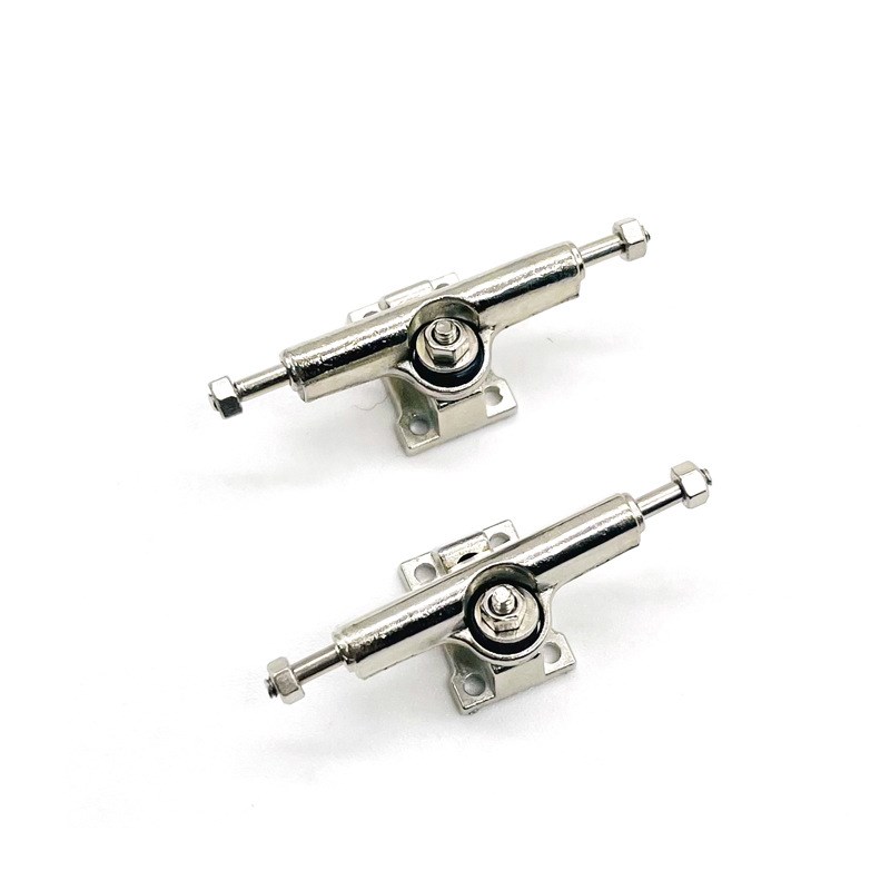 Professional Maple Fingerv Skateboard Silver Nickel Plated B