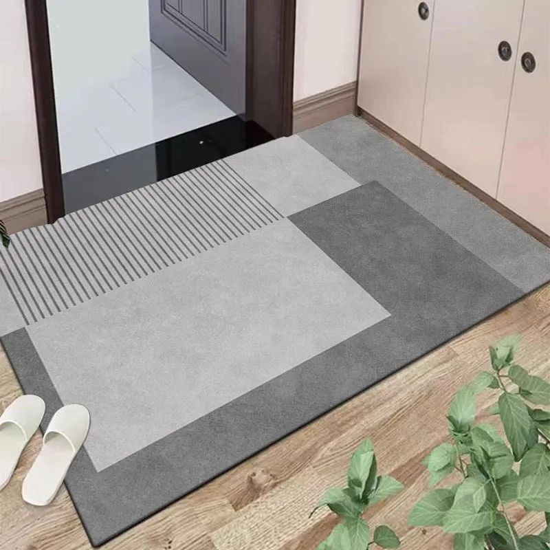Bathroom dihatom mud quick drying soft mat absorbent toilet