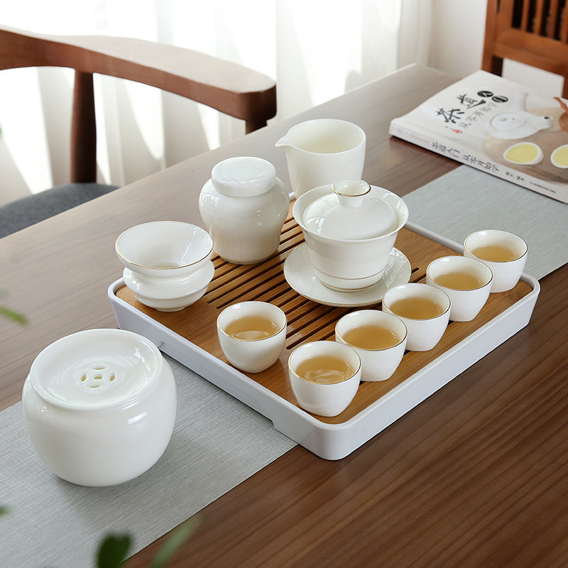 小新 日式茶壶茶具套装家用 简约办公现代小泡茶陶瓷功夫茶具禅意,餐饮具,功夫茶具,淘宝优惠券,粉丝福利购,淘宝优惠卷