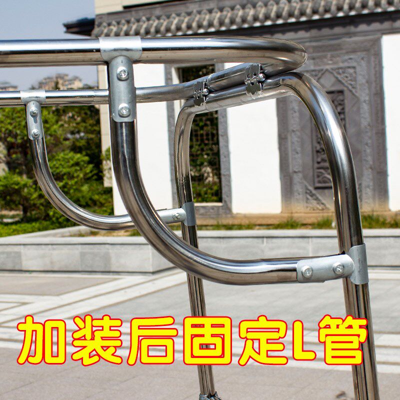 2024新款电动三轮车雨棚不锈钢车棚全封闭车篷专用遮雨蓬挡风棚子