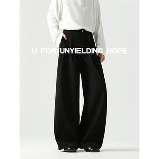 VESTITI 西裤 准度 微褶微喇基础马吉拉西裤 通勤男女 527g ACE