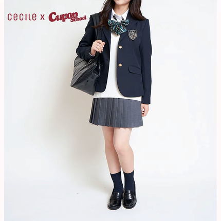 Cecile赛诗丽JK褶皱裙日本进口秋冬校供女半身短裙（可机洗）