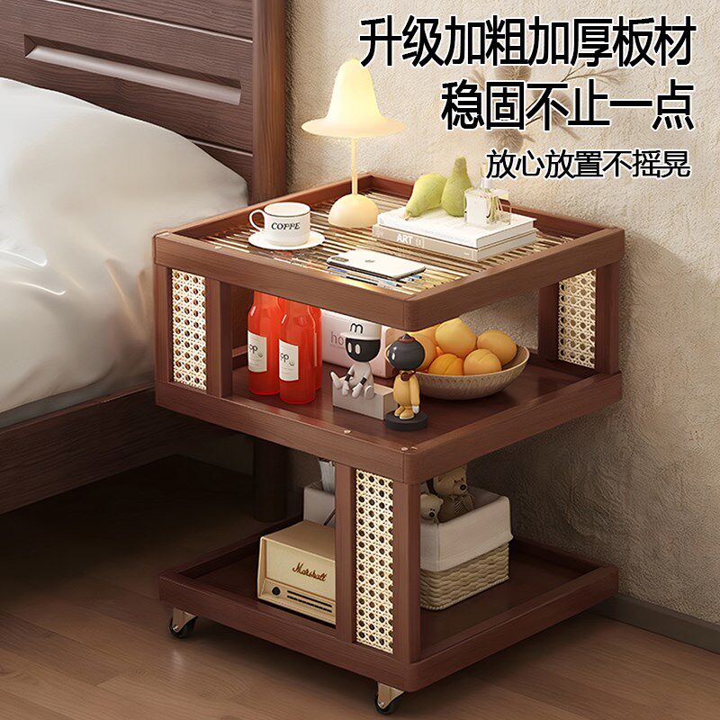 移动茶几沙发边柜小桌子202w5新款床头侧边柜边几简易多功能置物,住宅家具,移动边几/推车,淘宝优惠券,粉丝福利购,淘宝优惠卷