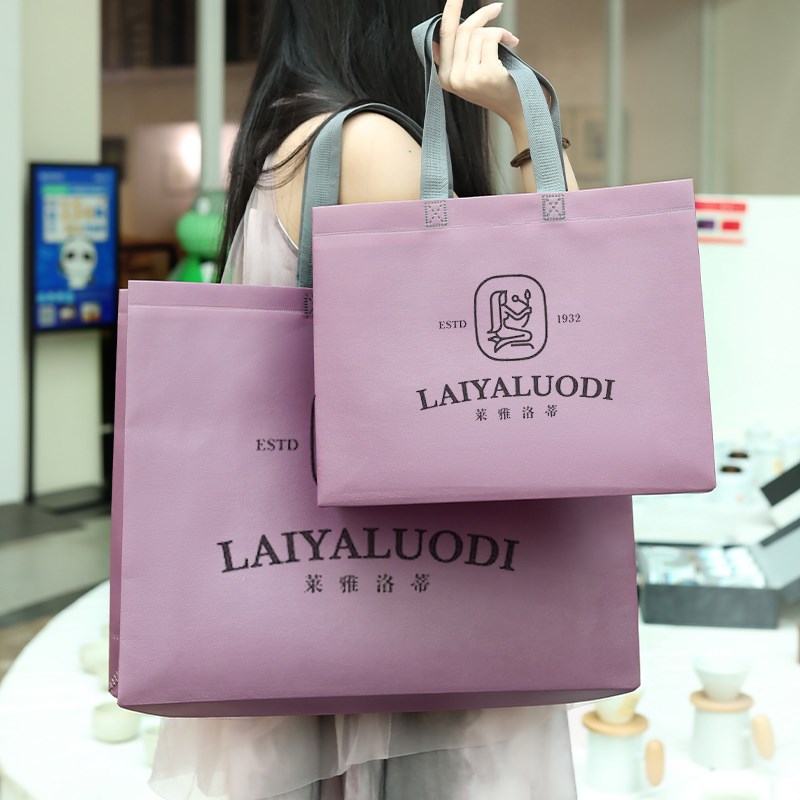 加厚服装店c袋子覆膜无纺布袋定制手提袋礼品包装袋购物袋定做LOG