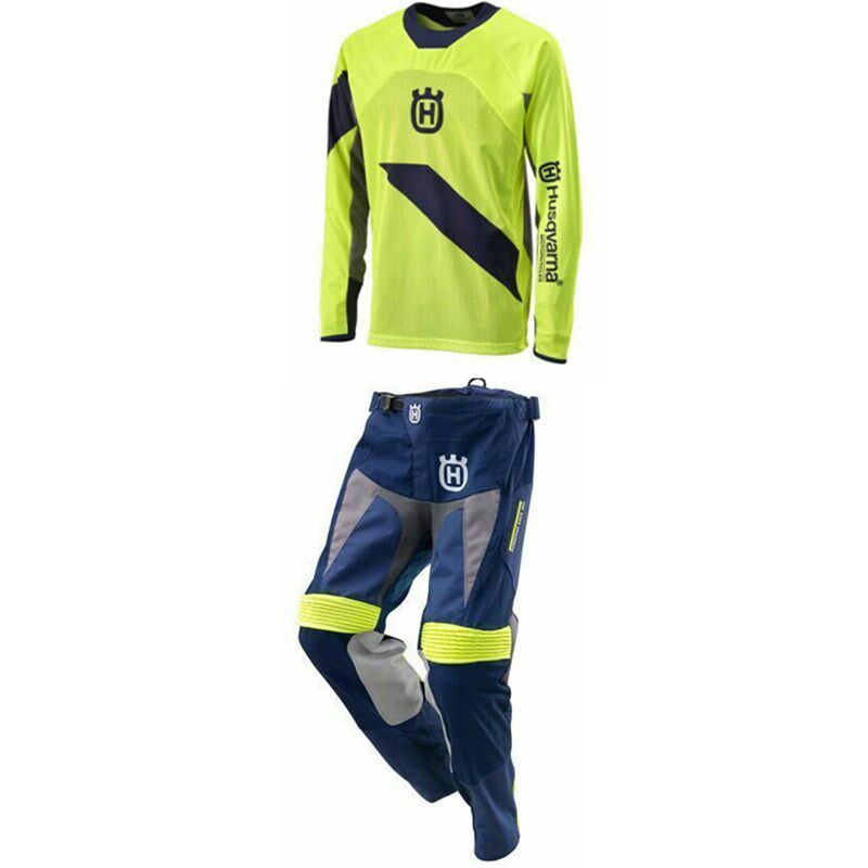 HUSQVARNA新款摩托车越野A套装自行车山地速降赛车服越野裤服装