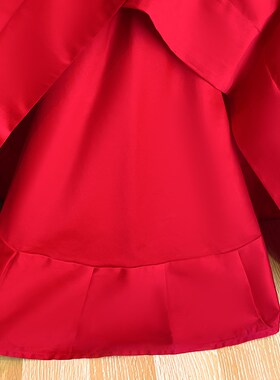 新中式200支结婚四件套大红色龙凤刺绣被套R陪嫁婚庆床上用品4