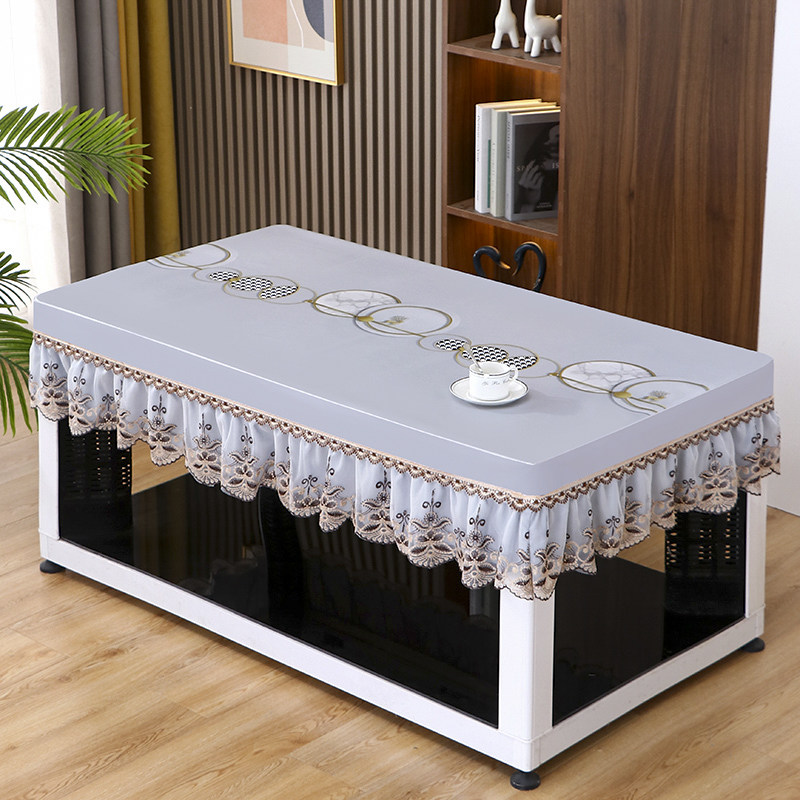 烤火桌皮罩防水防油防p烫免洗全包茶几桌布罩长方形电暖炉桌子套,居家布艺,微波炉罩,淘宝优惠券,粉丝福利购,淘宝优惠卷