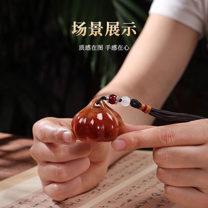 寿山石胜算e在握手把件文玩男士随身把玩送朋友领导长辈摆件小礼