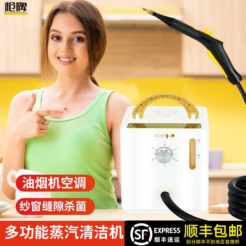 枪牌重油污清洗机家用去抽油烟机窗纱空调厨房P高温高压蒸汽清洁