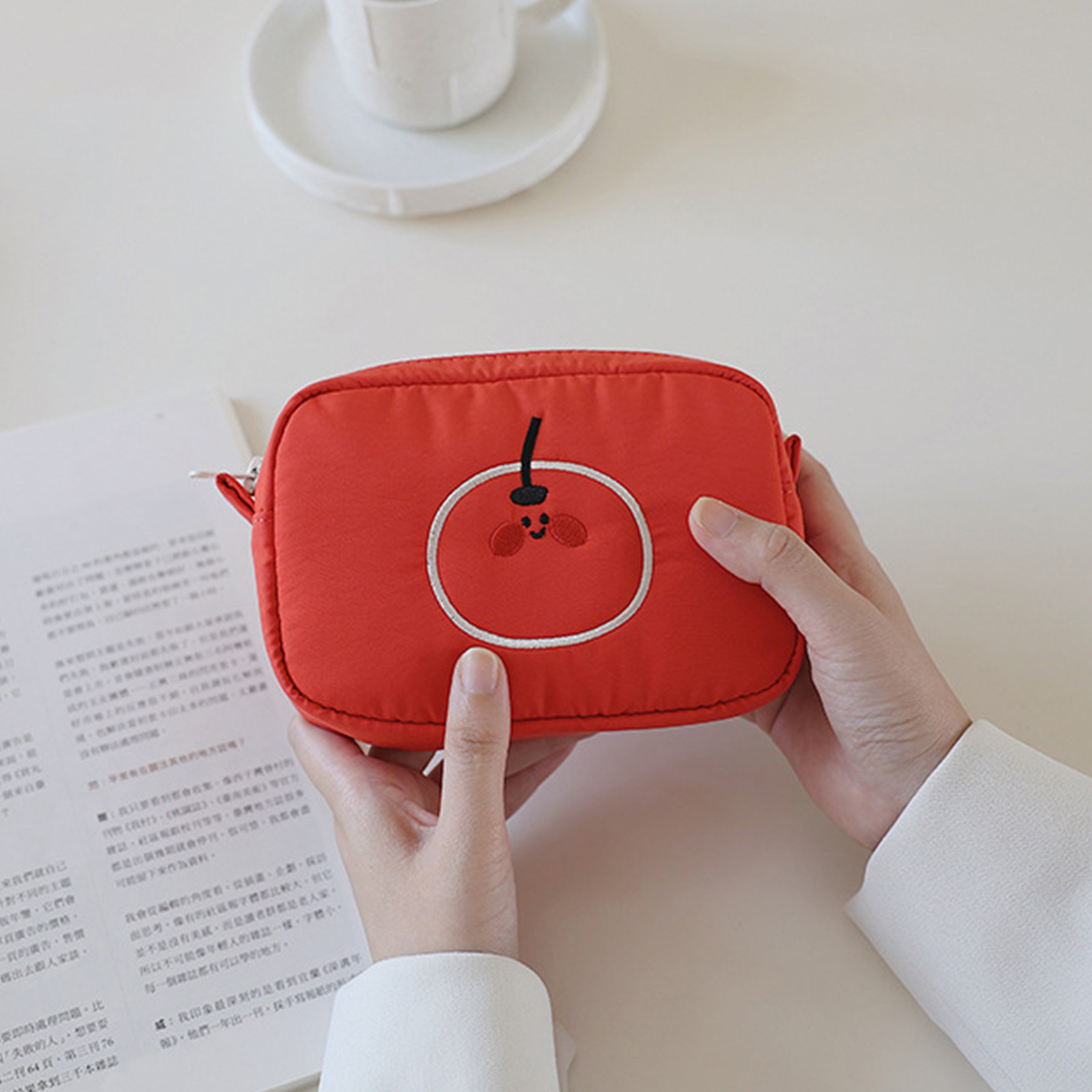 数据线收纳包耳机收纳袋u盘充电宝电源保护套鼠标u盾充电器随身袋充电器移动硬盘数码便携包女高颜值可爱2026