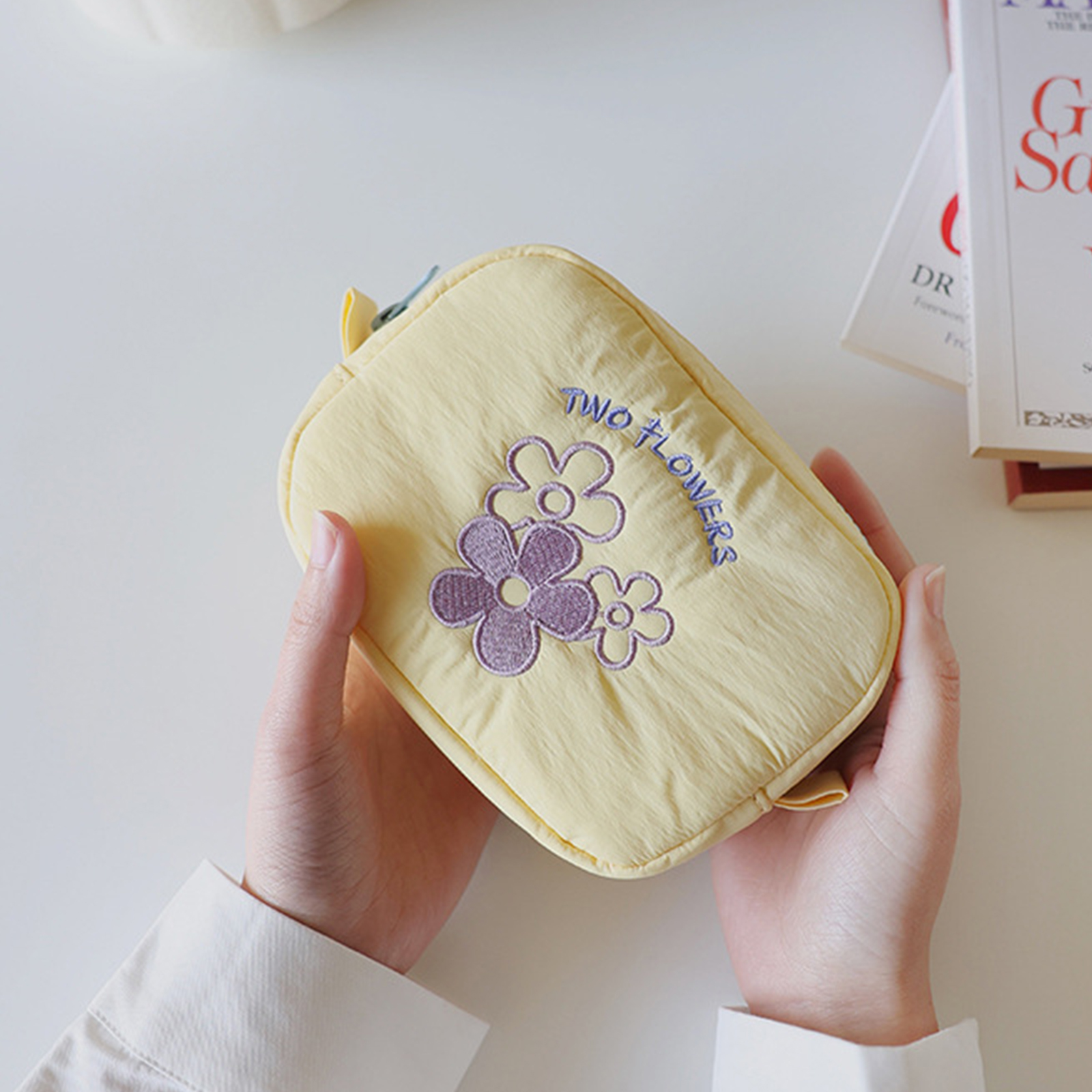 数据线收纳包耳机收纳袋u盘充电宝电源保护套鼠标u盾充电器随身袋充电器移动硬盘数码便携包女高颜值可爱2025