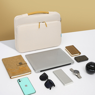 笔记本电脑包手提适用苹果macbook pro14寸M5华为matebook14联想小新pro16通勤air13华硕15.6男女士2025新款