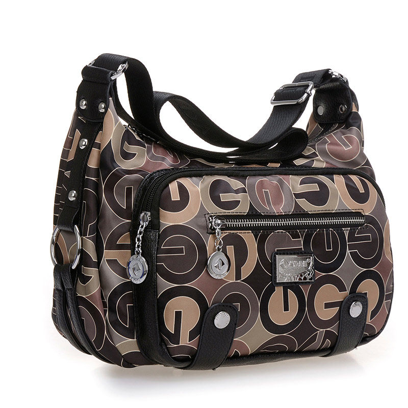 中老年女包婆婆单肩斜挎布包x帆布包妈妈牛津布休闲大容量旅行包