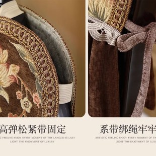 椅套椅垫美式 欧式 复古餐椅凳套罩奢华家用椅子垫坐垫轻奢座垫