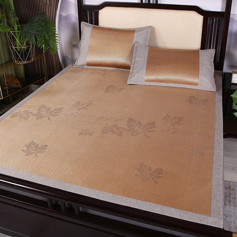 冰藤席凉席冰丝夏季席子单双人家用学生宿舍厂家空调席印花,床上用品,藤席,淘宝优惠券,粉丝福利购,淘宝优惠卷