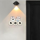 耶啵圈圈创意入户门牌家用号码 牌可亚克力标识牌温馨提示牌