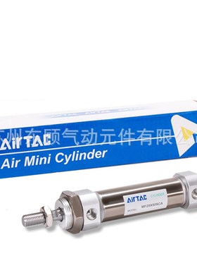 亚德客不锈钢迷你气缸MF40X25X50X75X100X125X150X175X200X250SCA