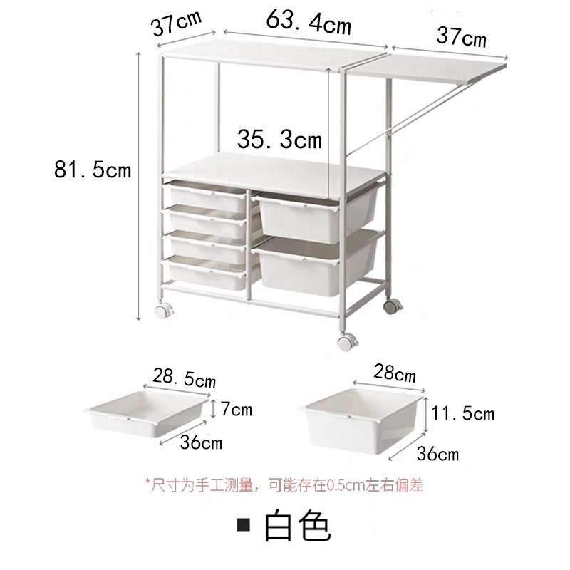 厨房微波炉置物架小家电储物柜移动餐边柜备餐客厅家用收纳工作台