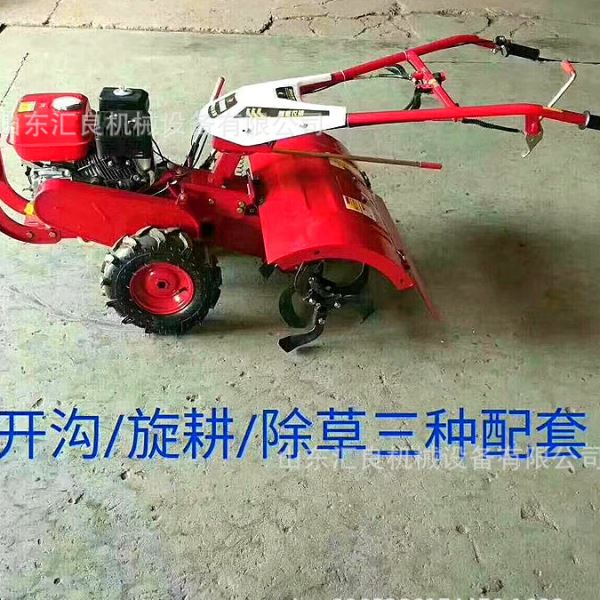 四驱自走式柴油微耕机 农用深耕旋地机 柴油大马力微耕机