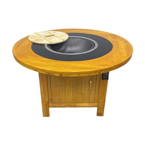 铁锅炖灶台桌烧电柴火鸡专用灶地锅鸡灶台商用东北铁锅炖灶台桌子