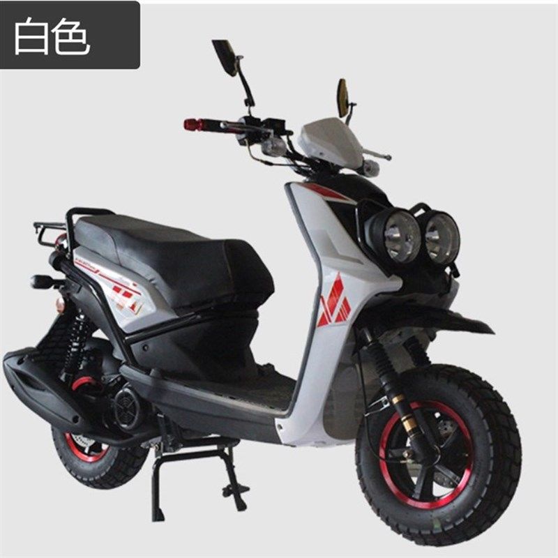 出口跨境车型lu虎款踏板摩托车150金浪王野动力燃油助力车轻便