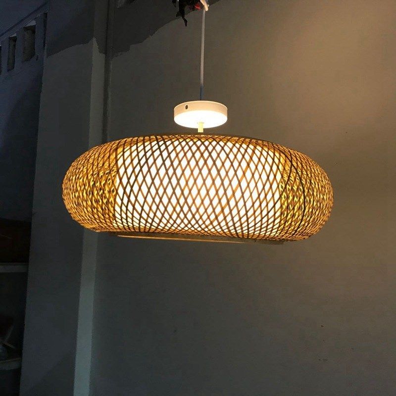 田园风藤艺编织鸟巢吊灯复古日式灯具竹篾灯笼吊灯饭厅吸顶灯灯笼,家装灯饰光源,客厅吊灯,淘宝优惠券,粉丝福利购,淘宝优惠卷