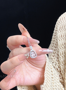 正品水沫玉天然高冰透水沫玉项链